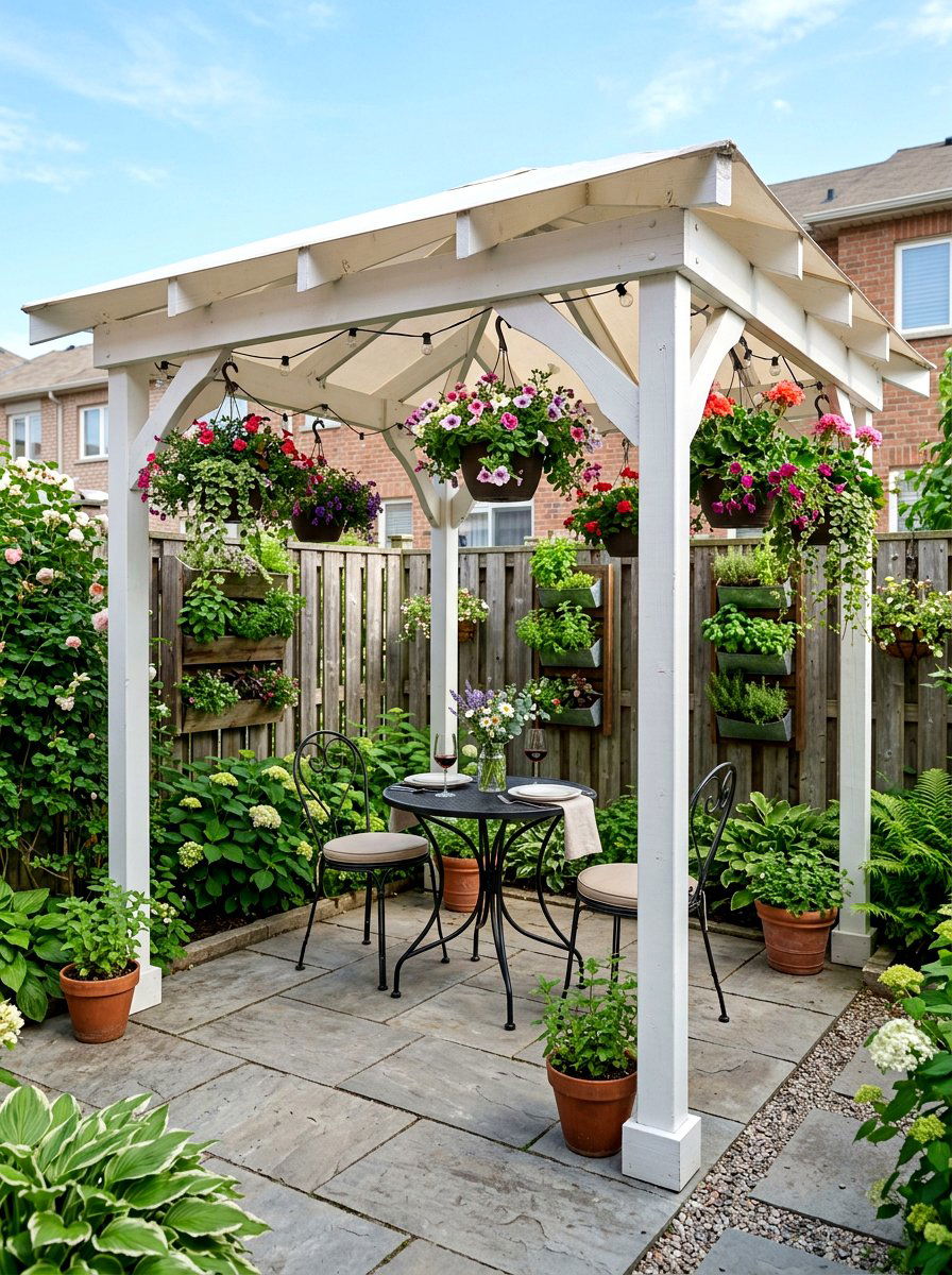 Small Space Gazebo Dining - 30 gazebo dining area ideas