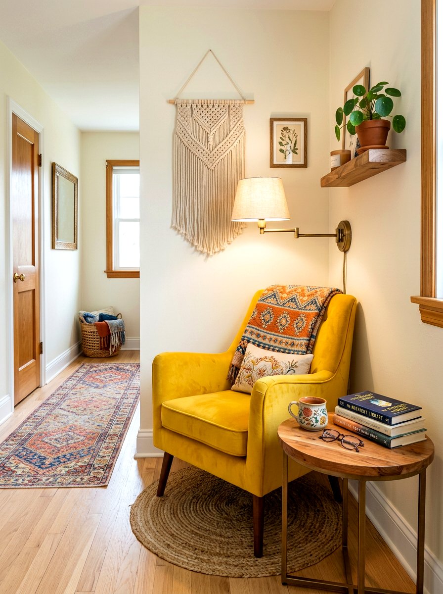 Small Space Hallway Reading Nook - 30 reading hallway ideas