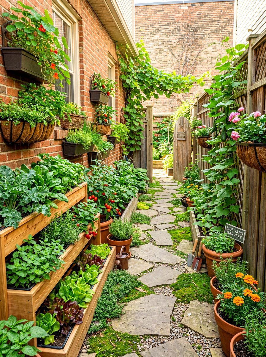 Small Space Harvest - 30 vegetable garden harvest ideas
