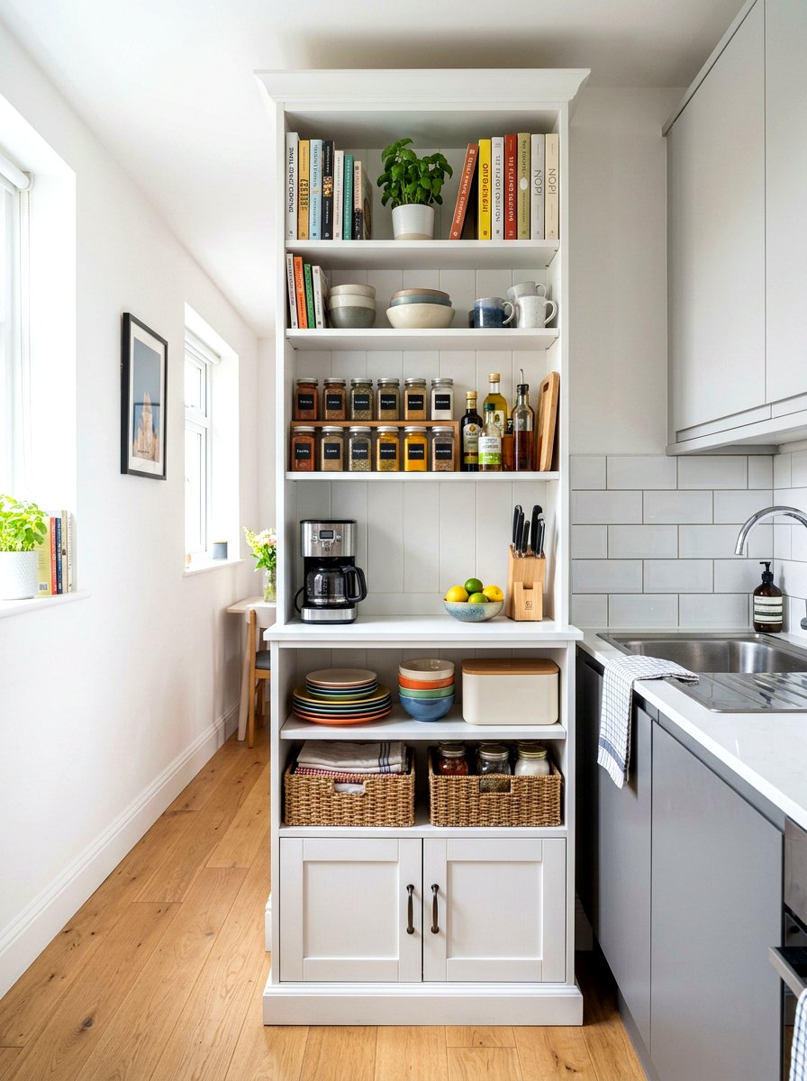 Small Space Kitchen Hutch - 30 hutch kitchen storage ideas