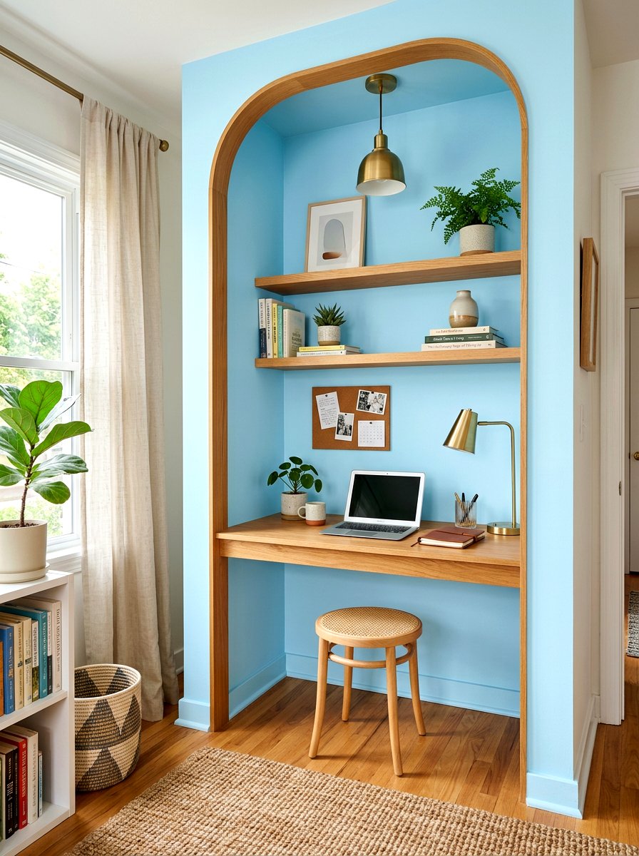 Small Space Nook - 30 calming home office ideas