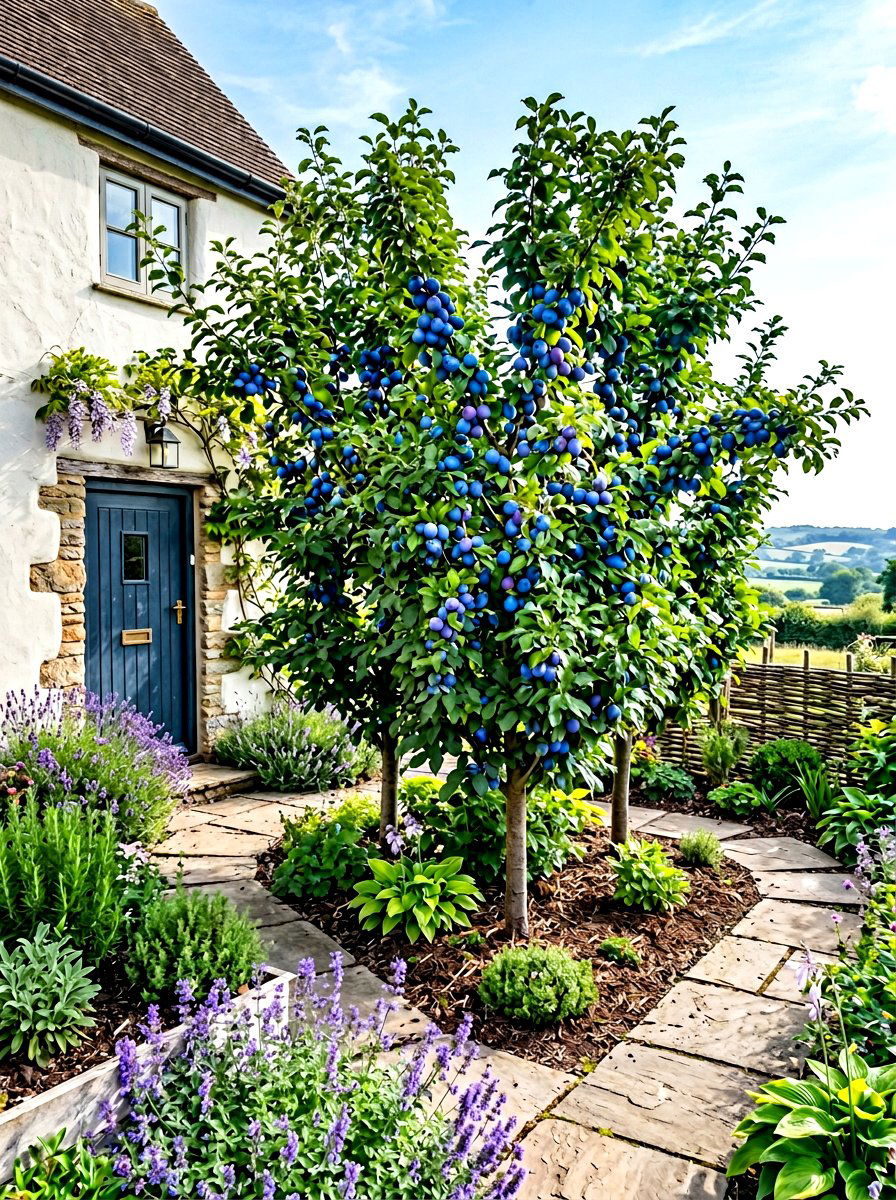 Small Space Plum Orchard - 30 backyard orchard ideas