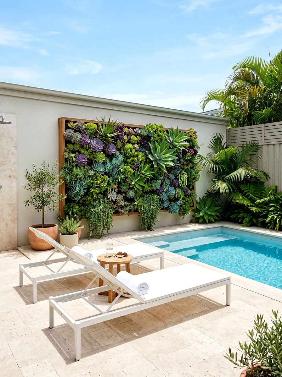 Small Space Pool Lounge - 30 pool lounge patio ideas