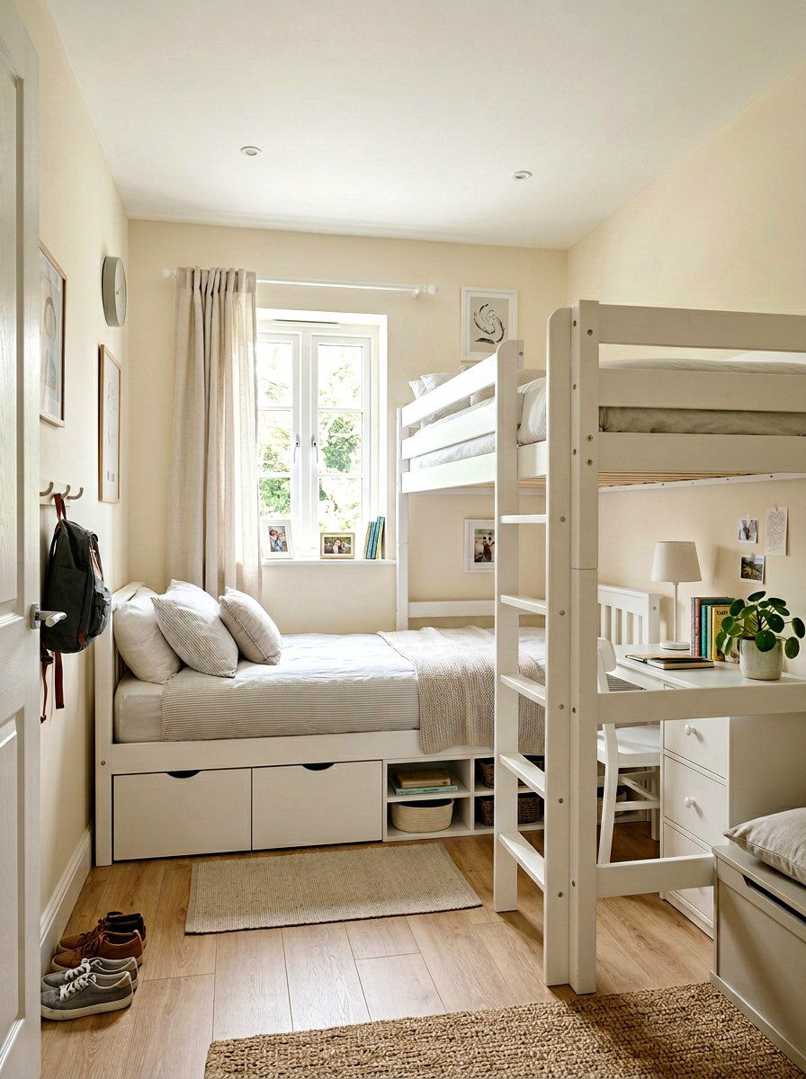 Small Space Shared Room - 30 boys shared bedroom ideas
