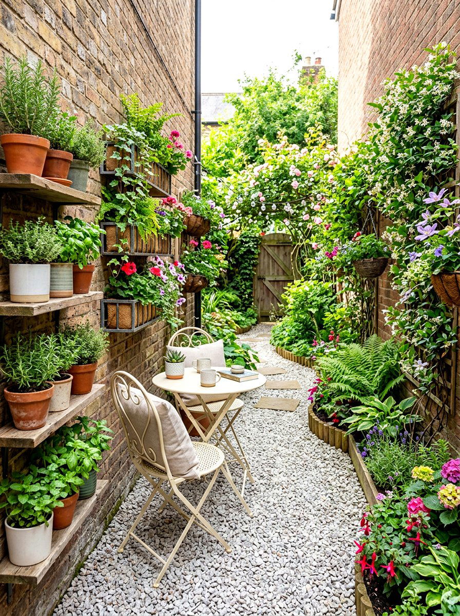 Small Space Solution - 30 pea gravel patio ideas