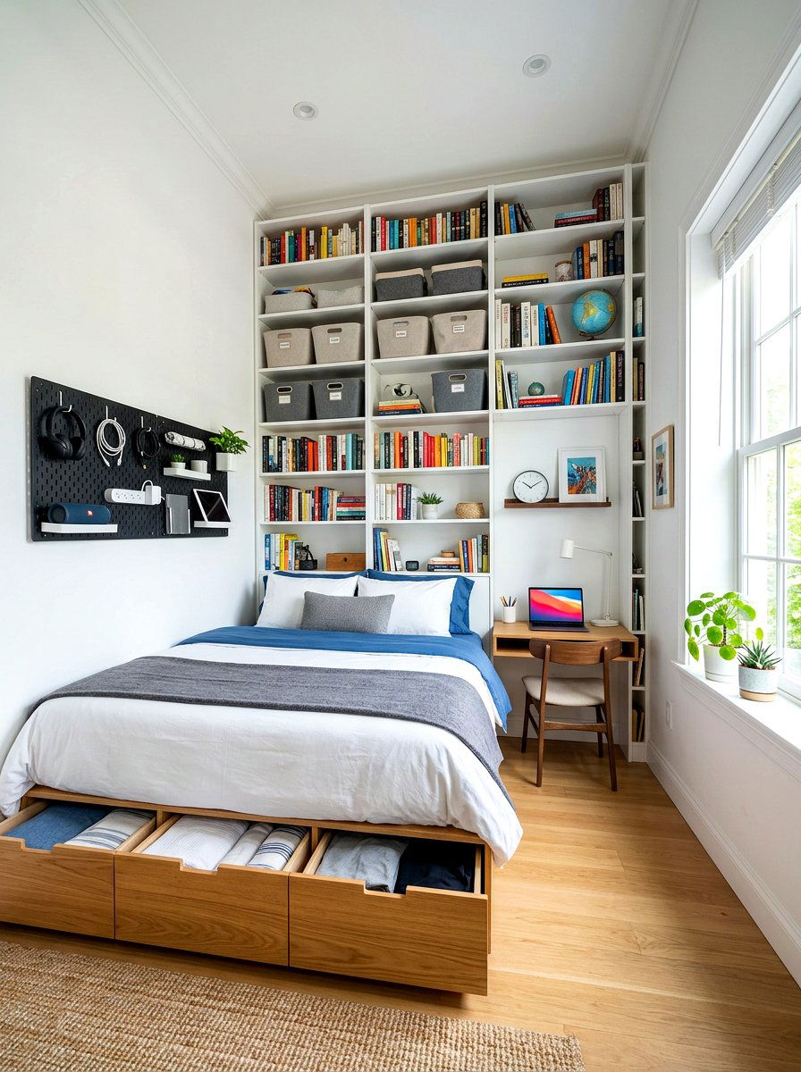 Small Space Storage - 30 tween boy bedroom ideas