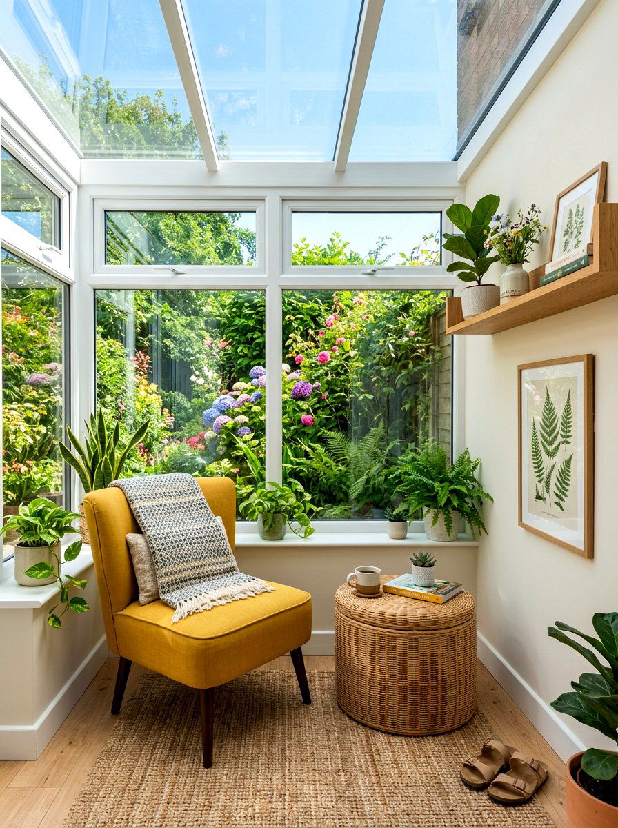 Small Space Sunroom - 30 sunroom reading nook ideas