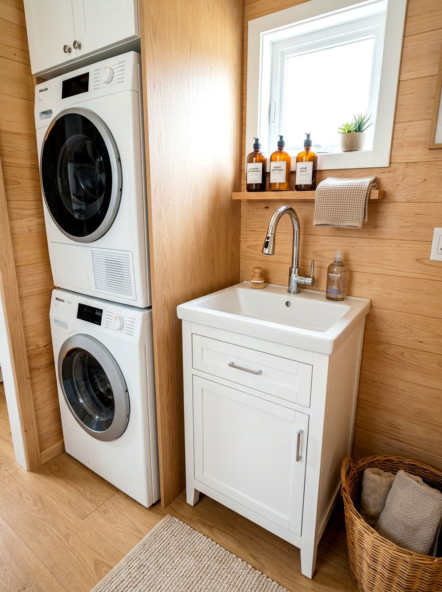Small Space Utility Sink - 30 laundry room sink ideas