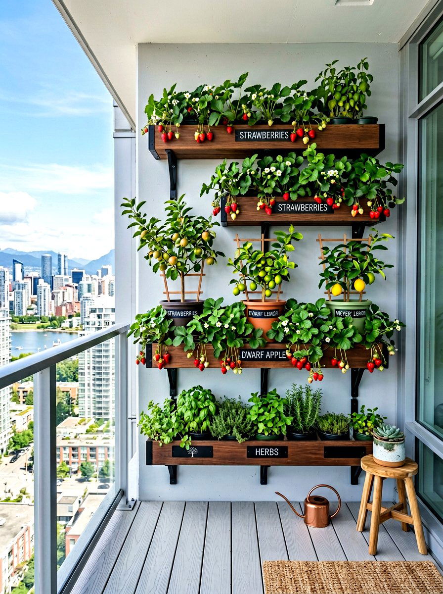Small Space Vertical Orchard - 30 orchard backyard ideas