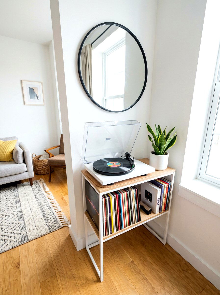 Small Space Vinyl Setup - 30 record player corner ideas