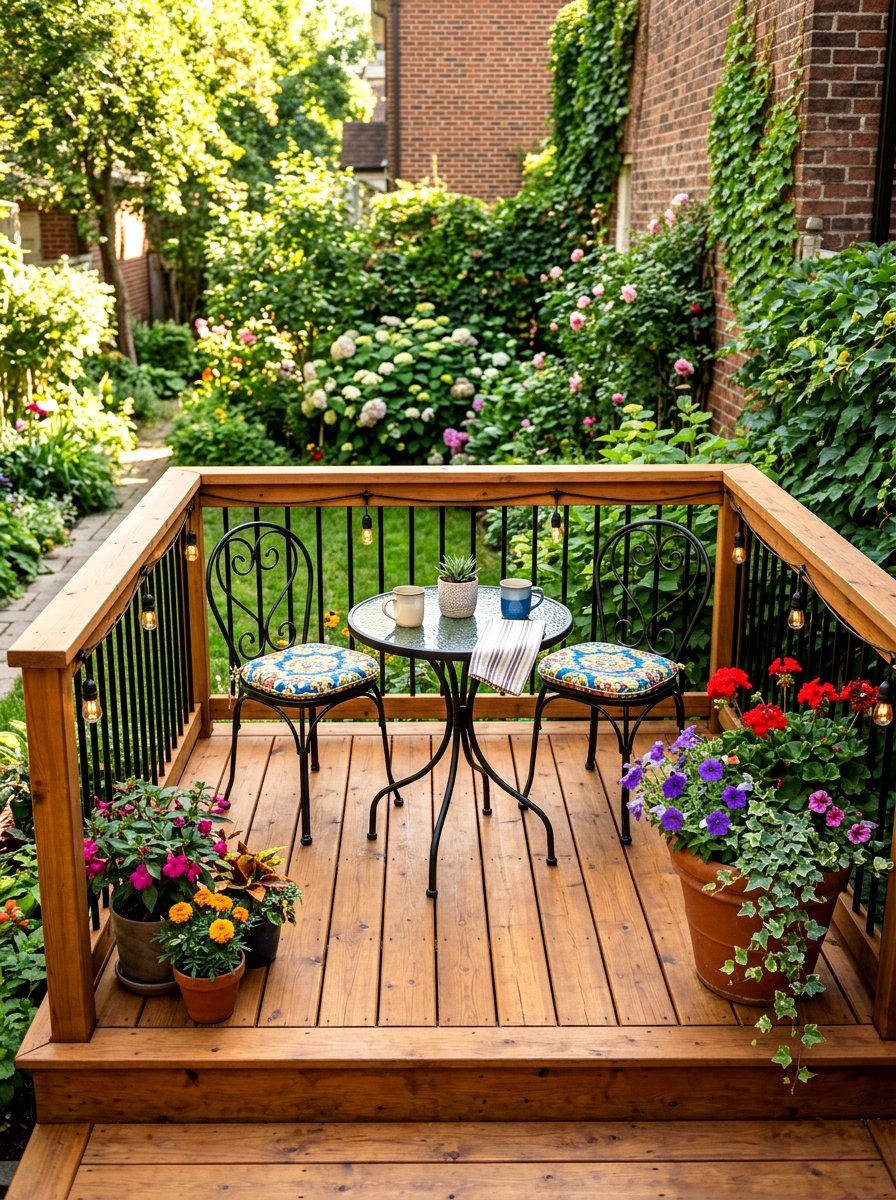 Small Square Deck - 30 detached deck ideas