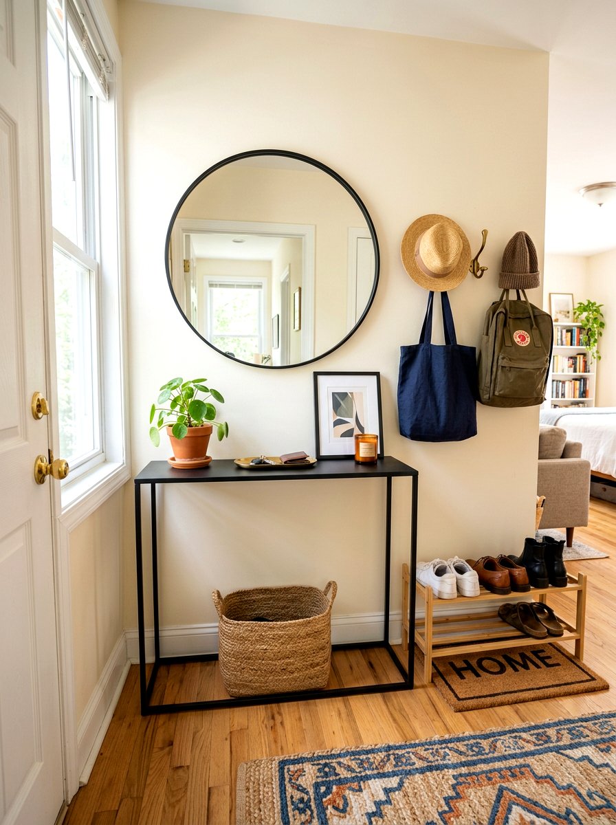 Small Studio Apartment Entryway - 30 alcove studio apartment ideas