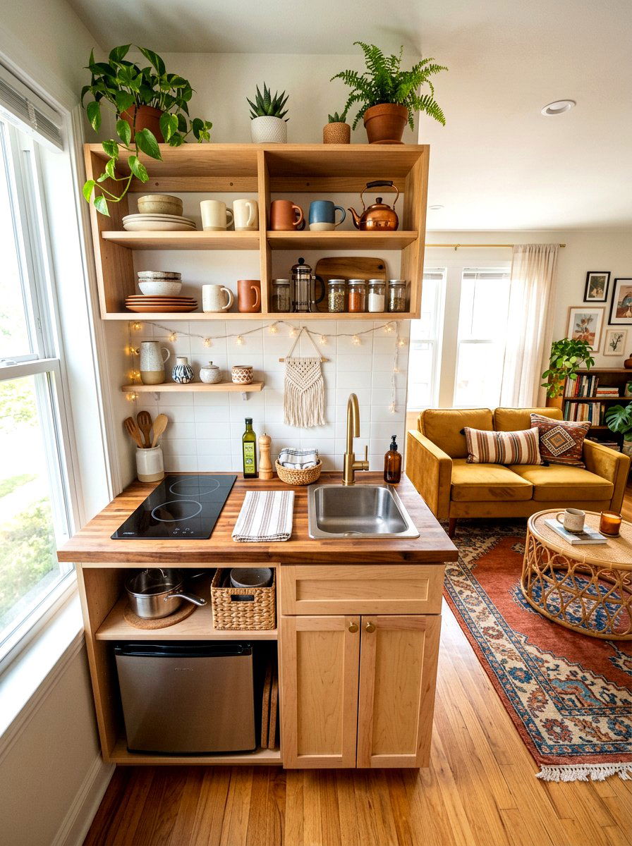 Small Studio Kitchenette - 30 second prep space kitchen ideas