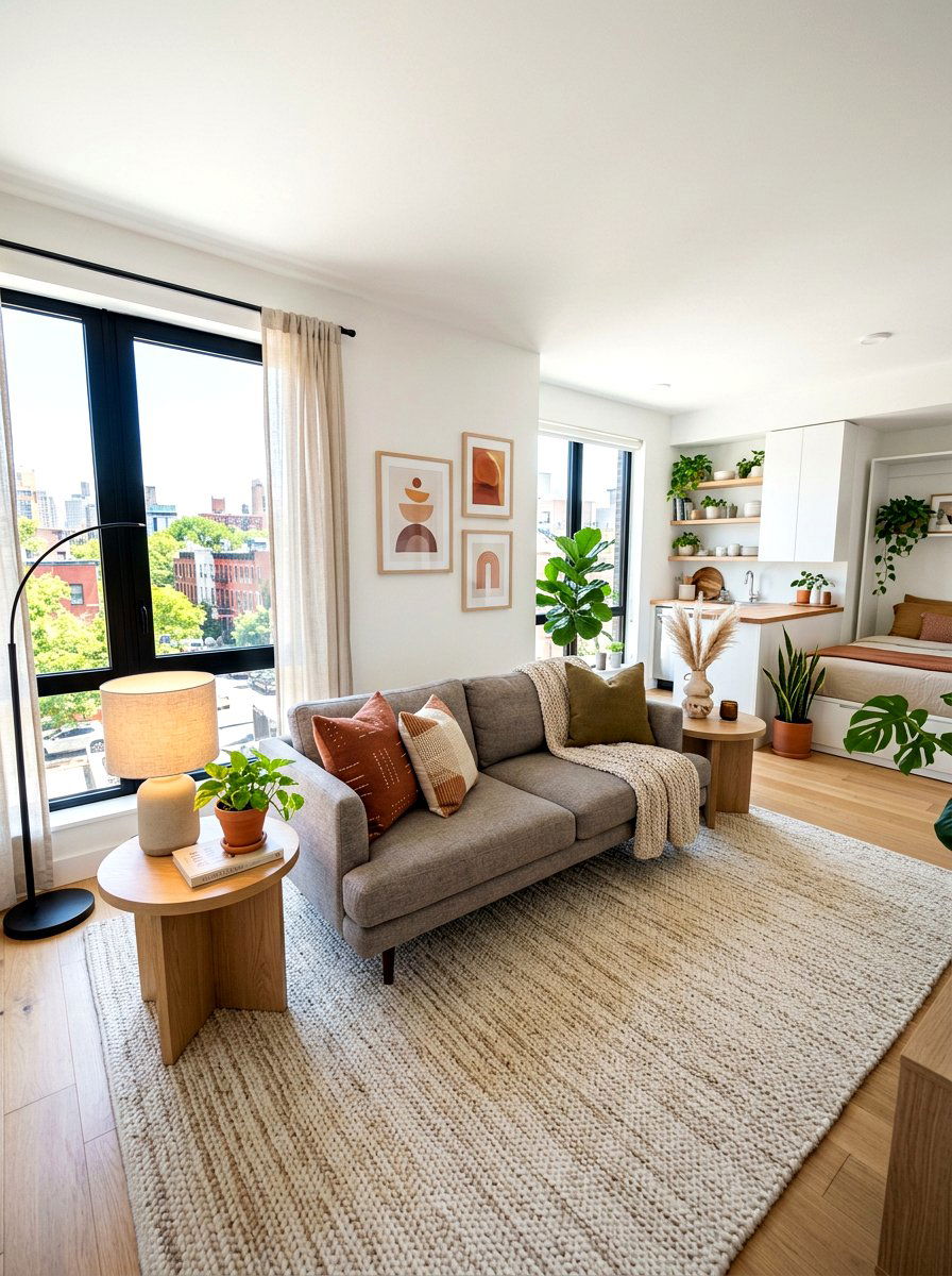 Small Studio Layout - 30 first apartment living room ideas