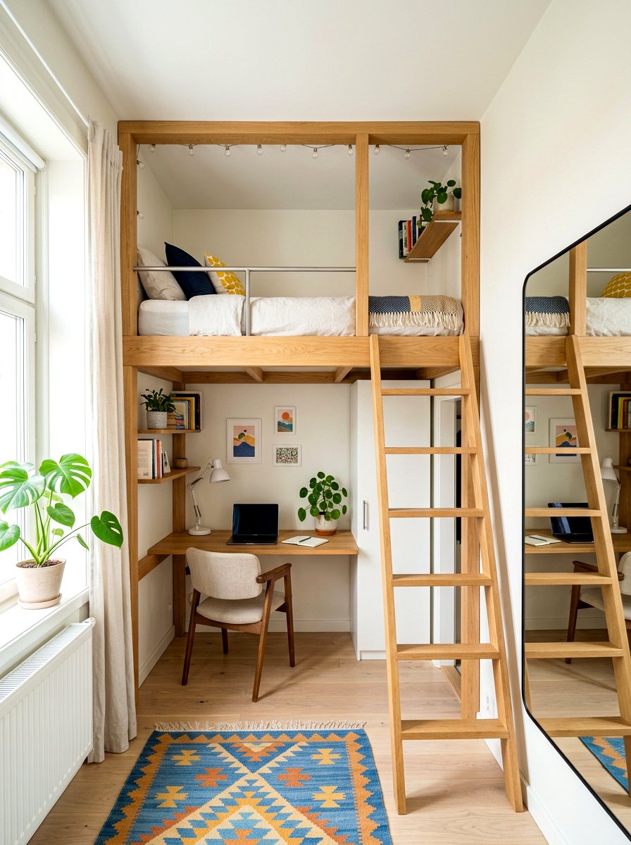 Small Studio Loft Bed - 30 loft bed studio apartment ideas