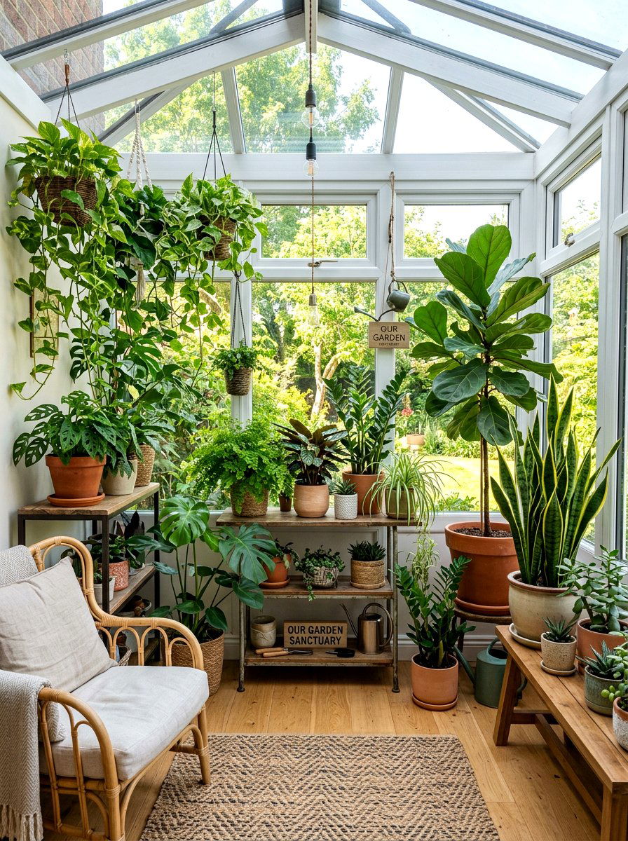 Small Sunroom Plant Collection - 30 small sunroom ideas