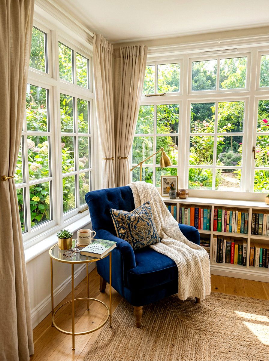 Small Sunroom Reading Nook - 30 sun filled sitting room ideas