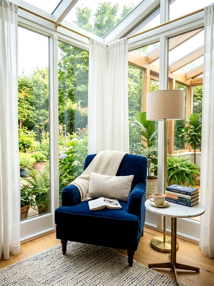 Small Sunroom Reading Nook - 30 sunroom decor ideas