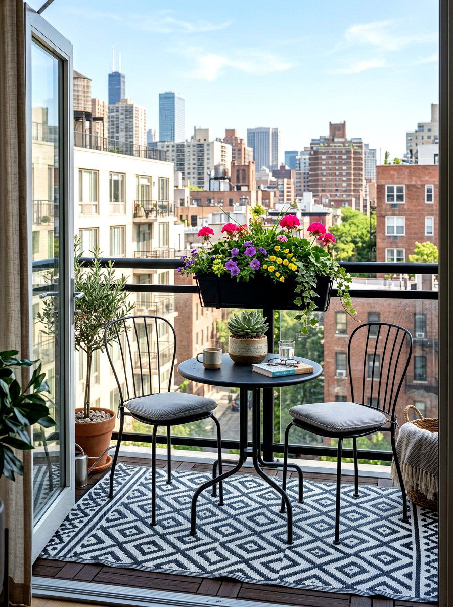 Small Urban Balcony - 30 modern patio ideas