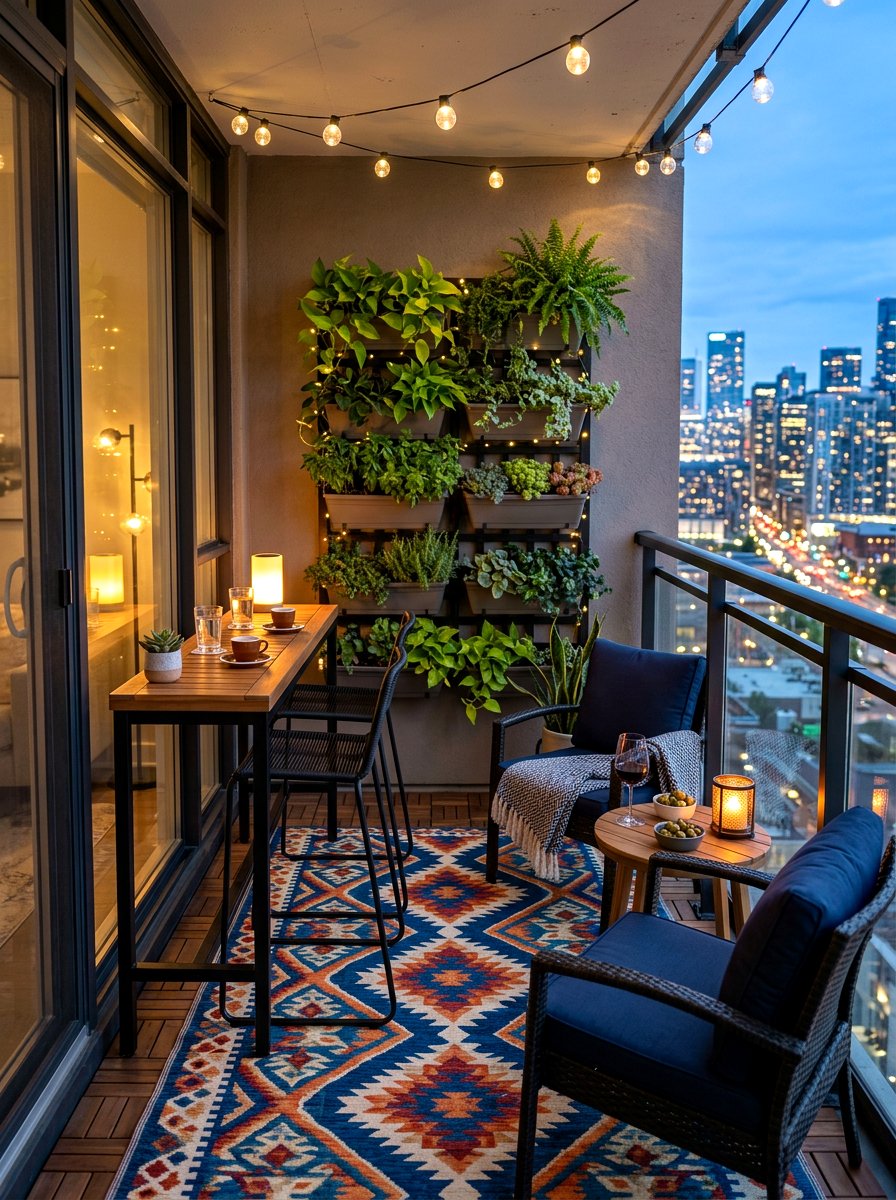 Small Urban Balcony Deck - 30 deck decorating ideas