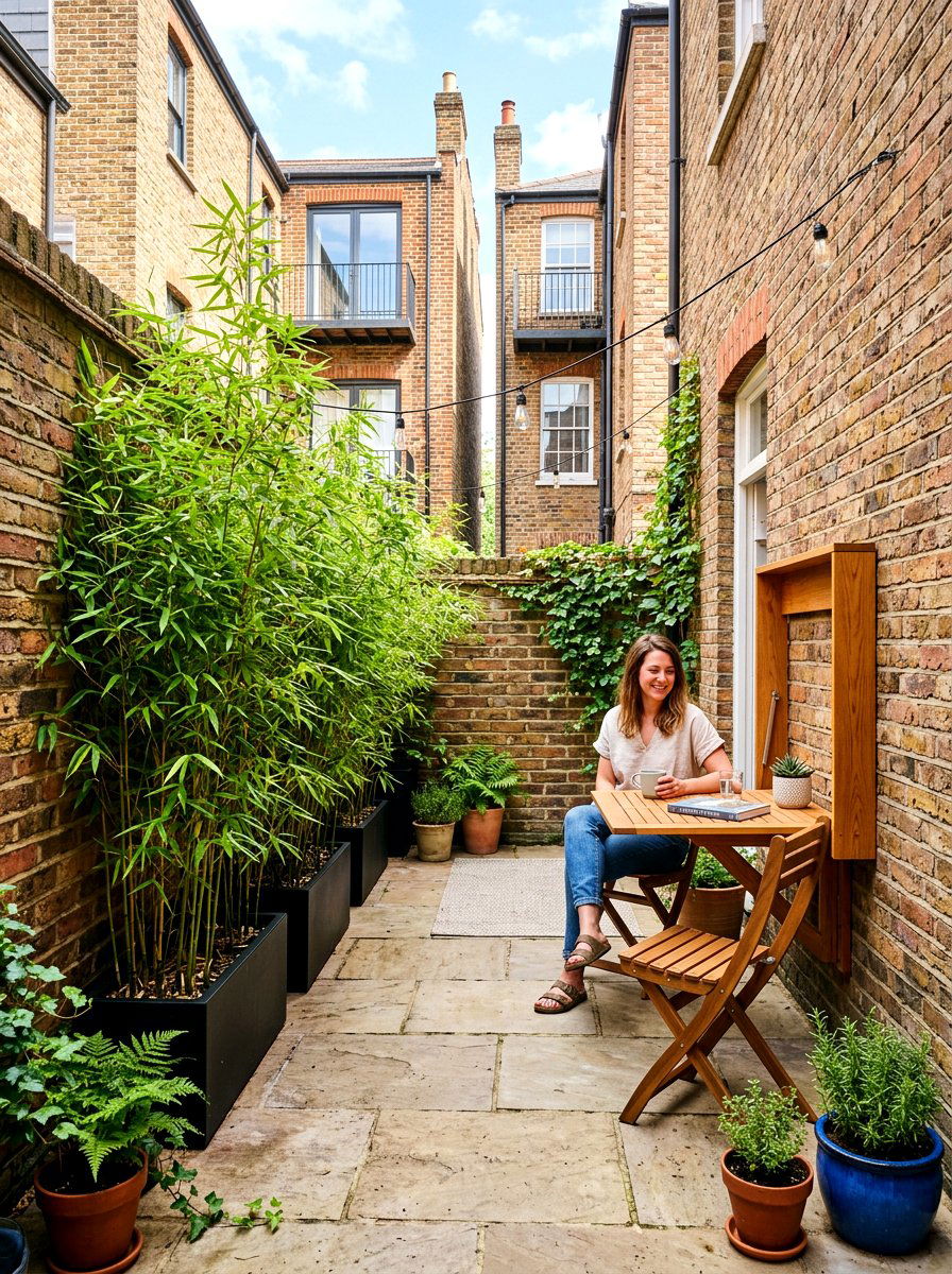 Small Urban Courtyard - 30 kitchen courtyard garden ideas