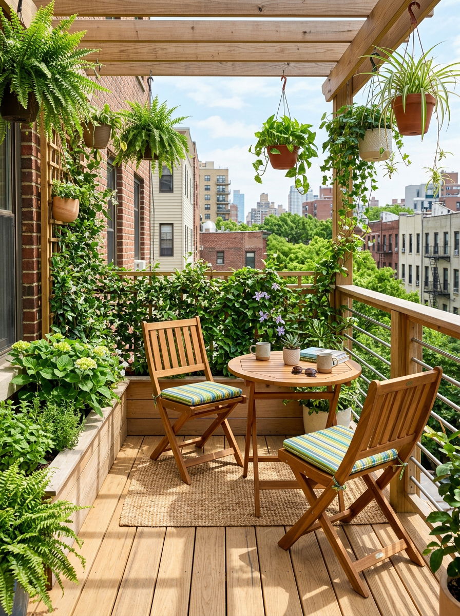 Small Urban Deck - 30 rooftop deck ideas