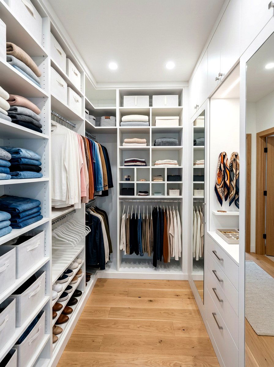 Small Walk In Closet Layout - 30 capsule wardrobe closet ideas