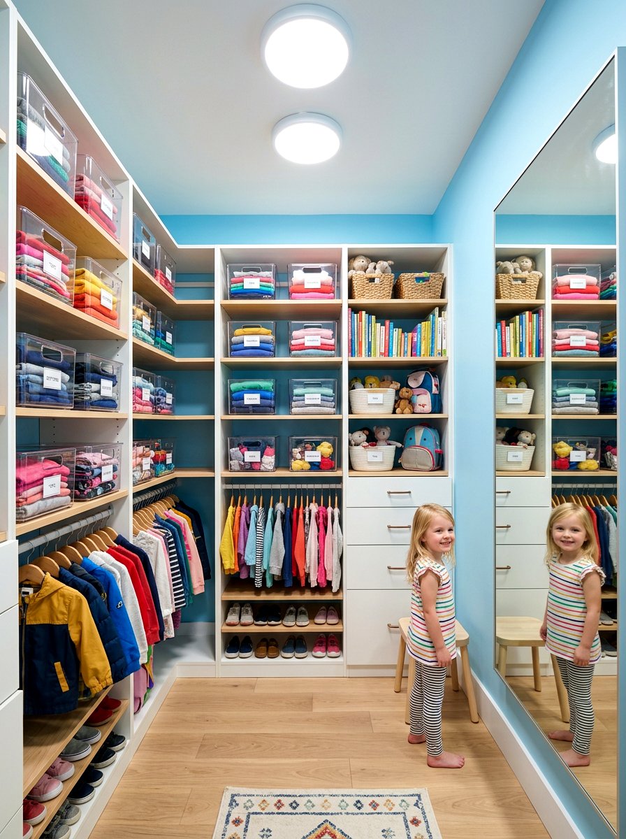 Small Walk In Closet - 30 kids closet ideas