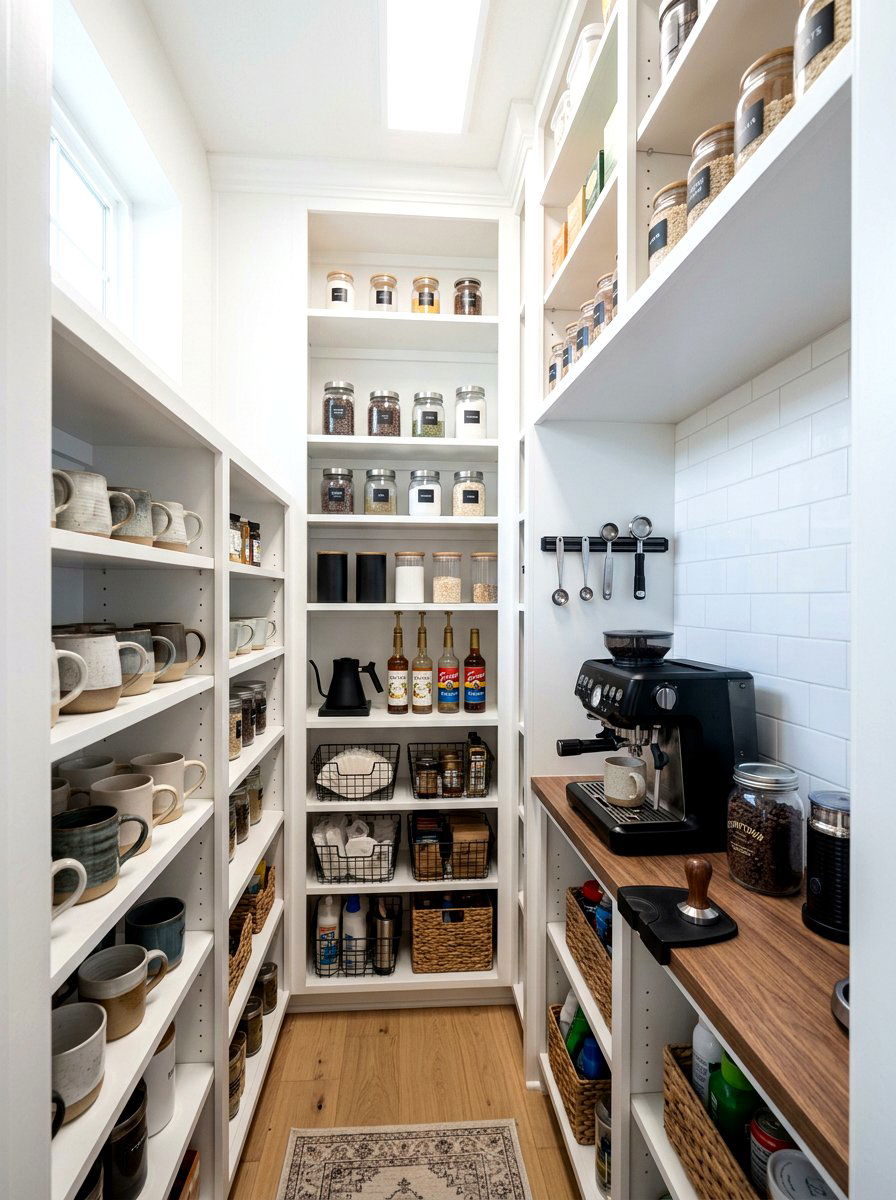 Small Walk In Pantry Coffee Bar - 30 walk in pantry cafe ideas