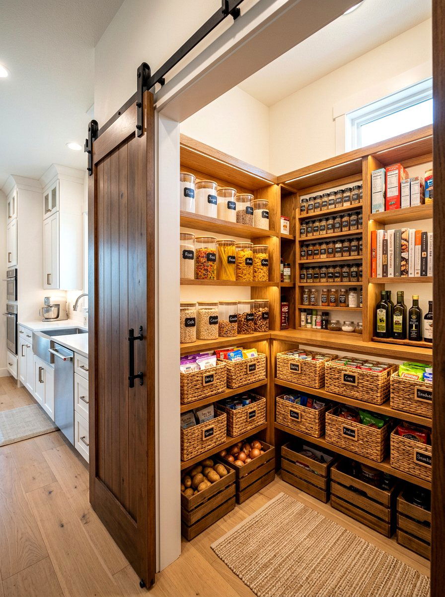 Small Walk In Pantry - 30 English cottage kitchen ideas