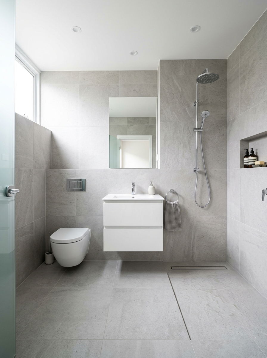 Small Wet Room Layout - 30 wet room bathroom ideas