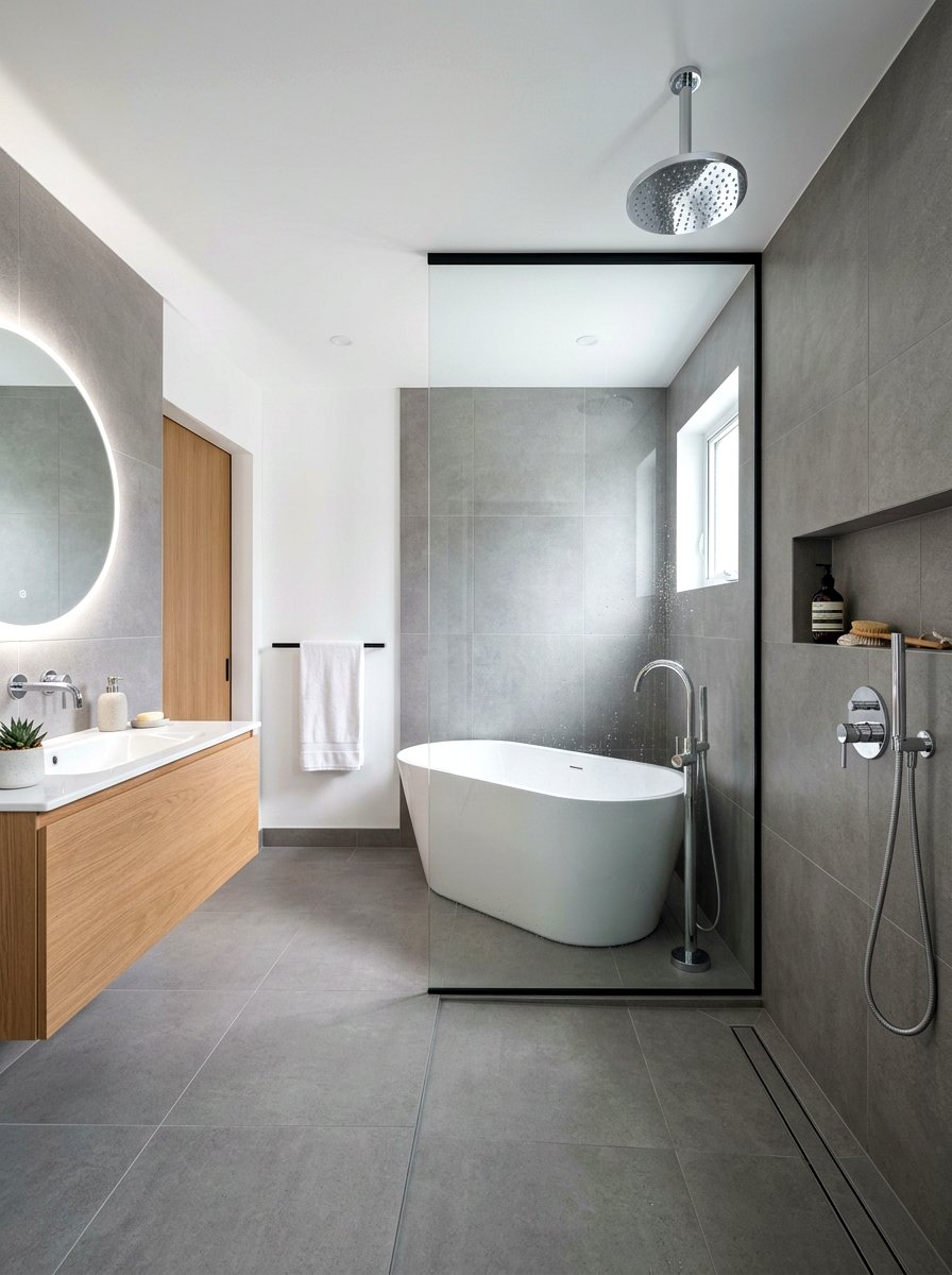 Small Wet Room - 30 condo bathroom ideas
