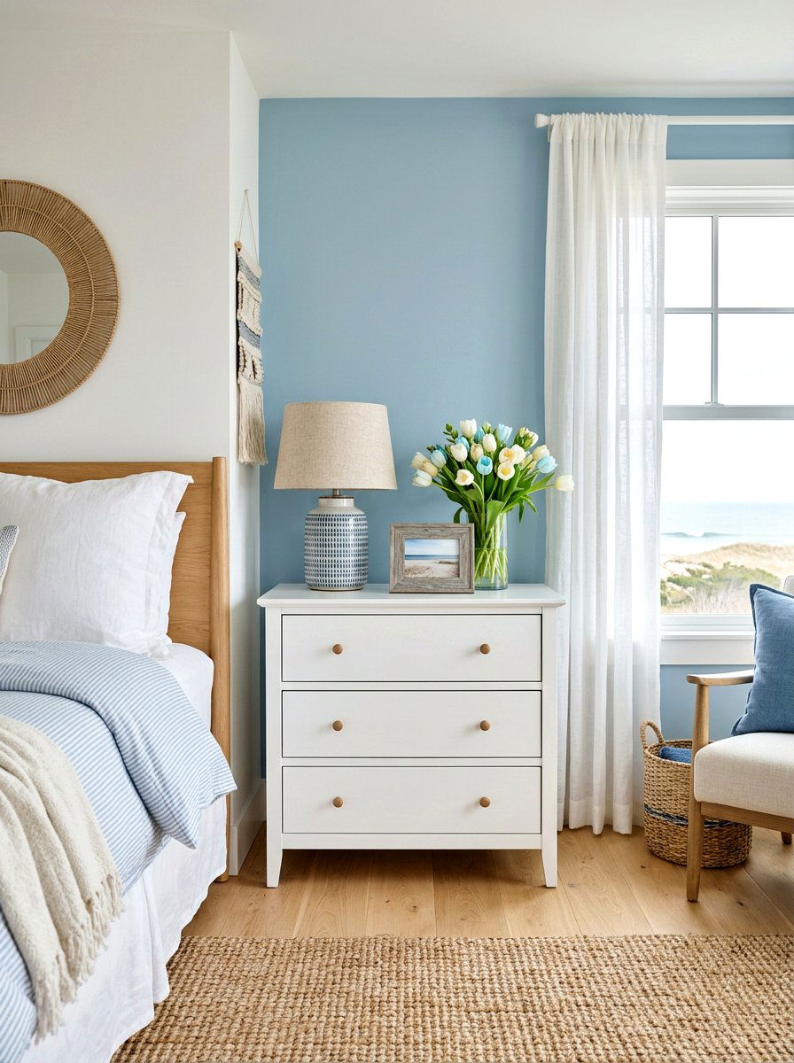 Small White Dresser - 30 guest room dresser ideas