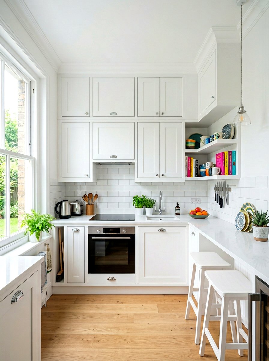 Small White Kitchen - 30 white kitchen ideas