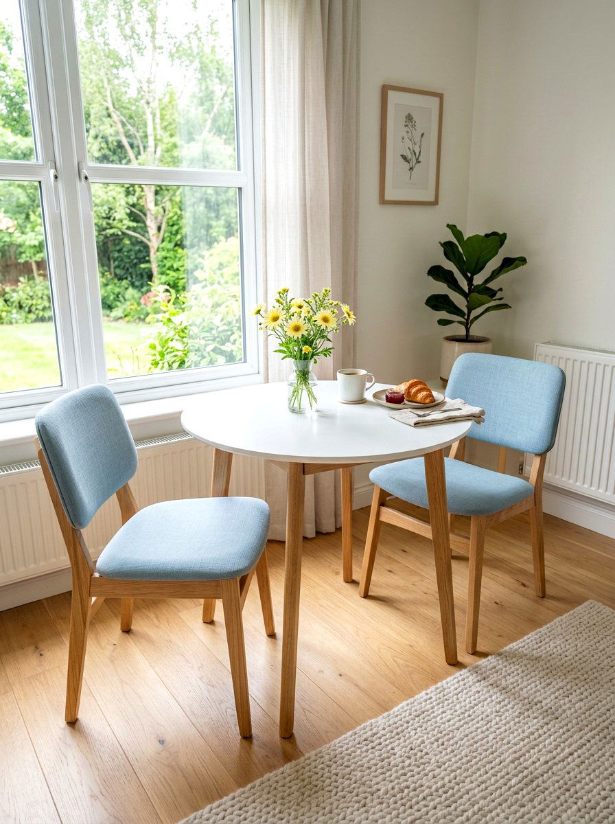 Small White Round Breakfast Table - 30 round breakfast table ideas