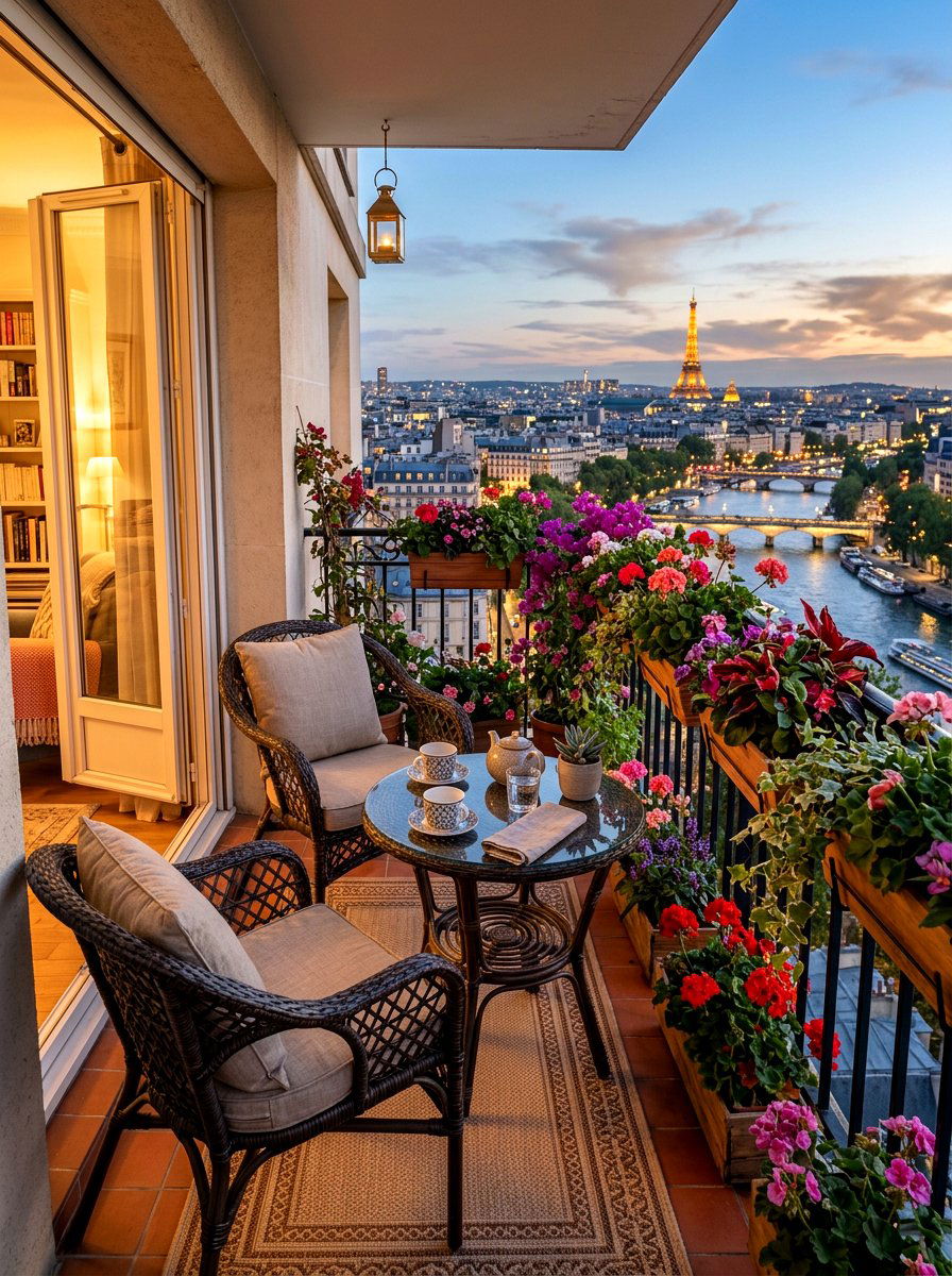 Small Wicker Bistro Set - 30 wicker patio furniture ideas