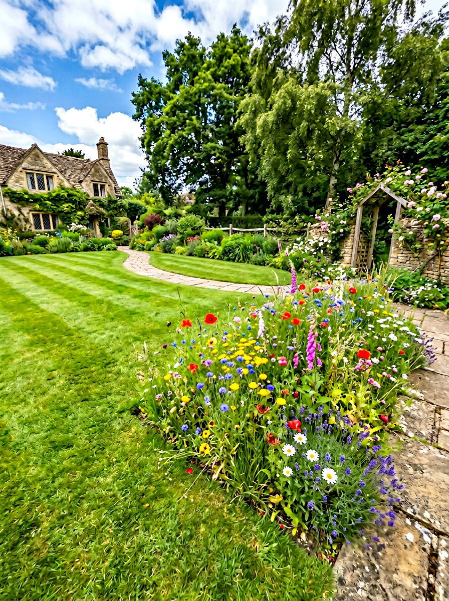 Small Wildflower Patch - 30 pollinator garden ideas