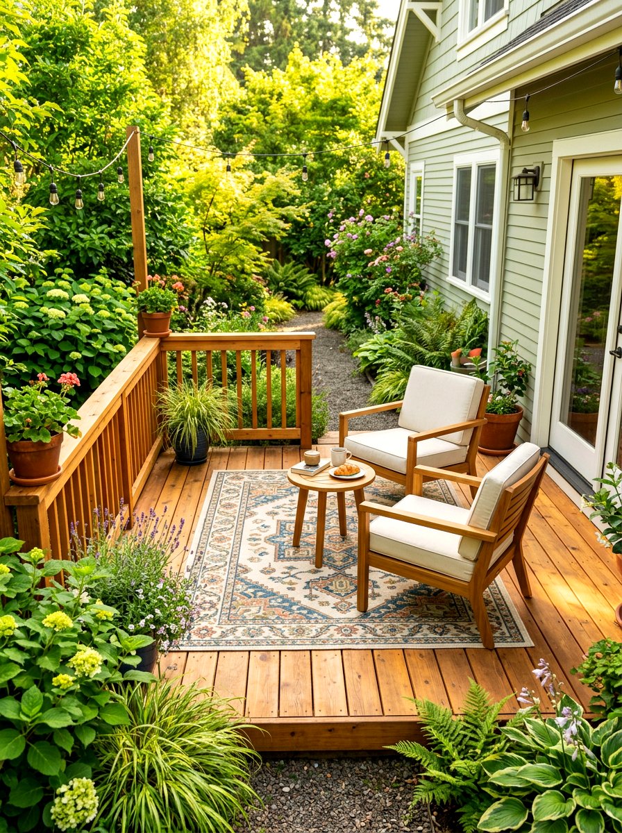 Small Wood Deck - 30 small deck ideas