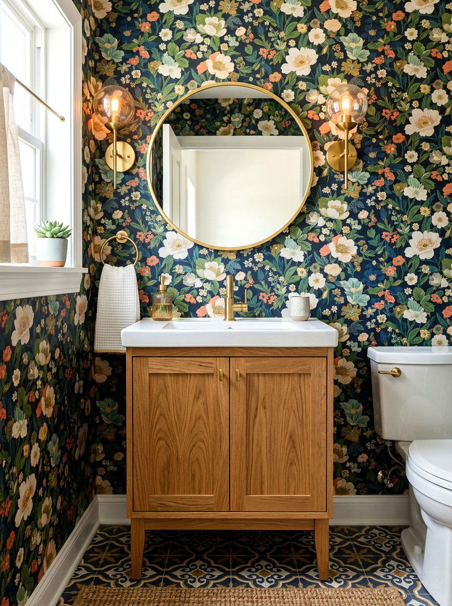 Small Wood Vanity - 30 wood vanity ideas