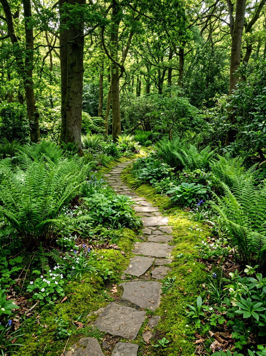 Small Woodland Garden - 30 pocket garden ideas