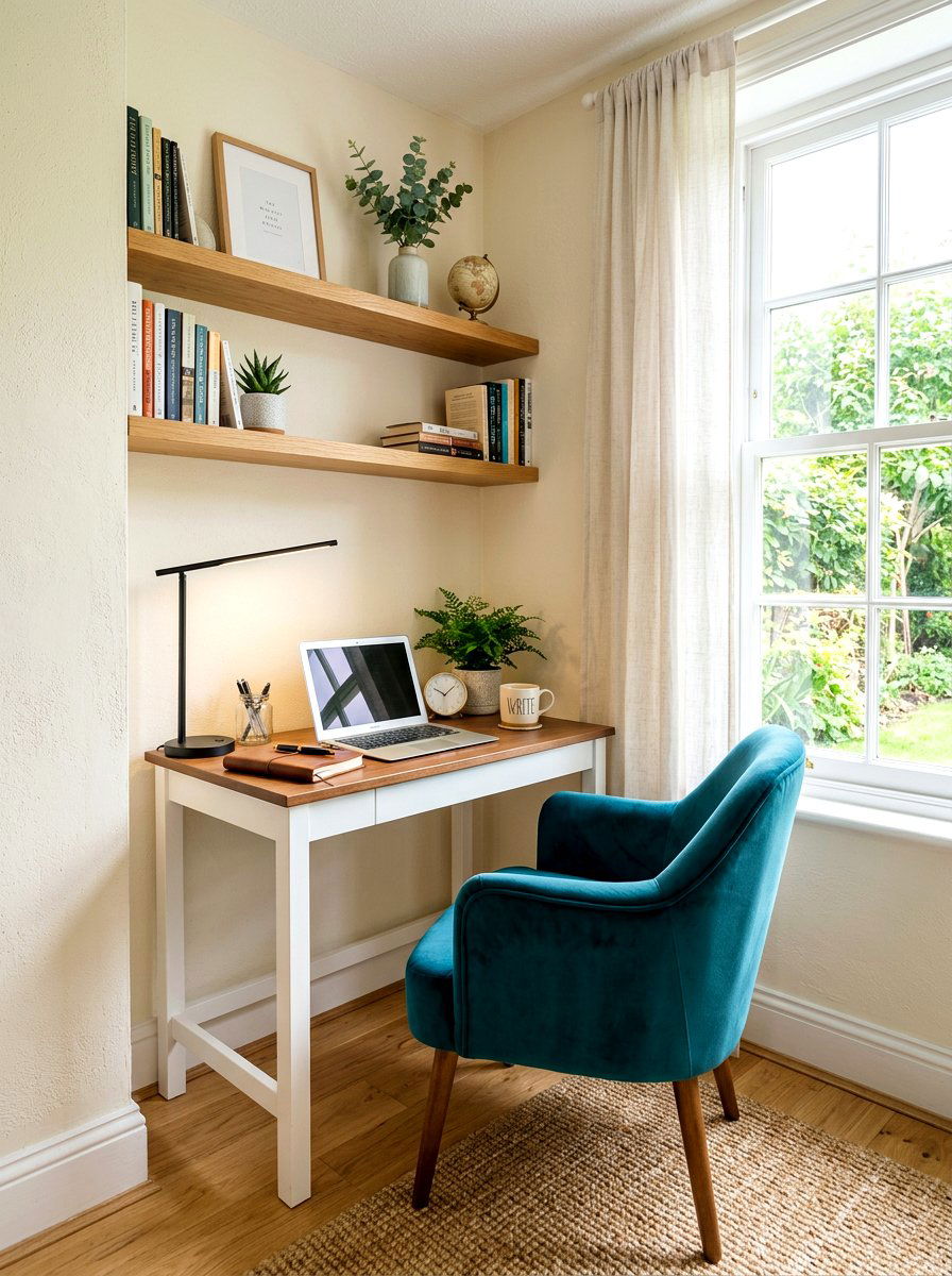 Small Writing Nook - 30 writing room ideas
