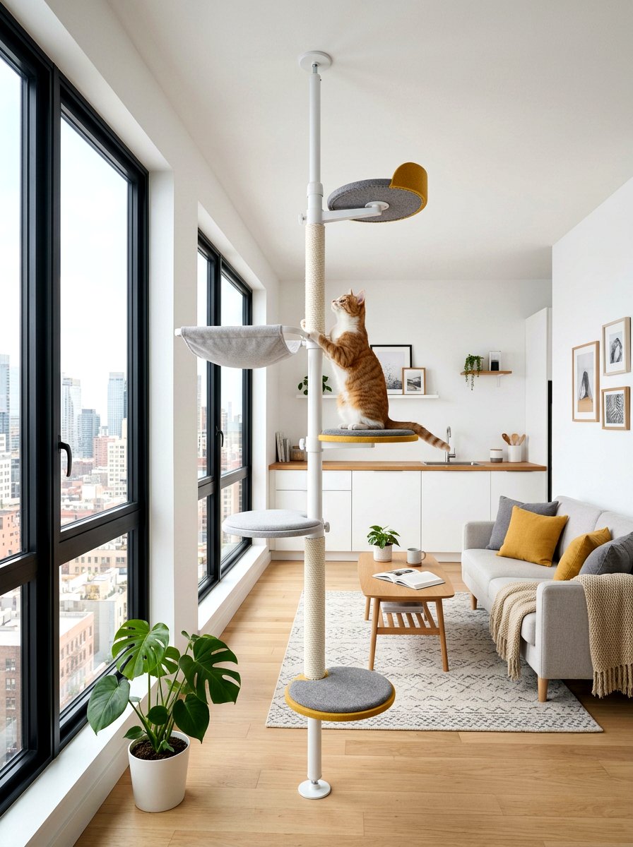 Small apartment cat climbing corner - 30 cat climbing corner ideas