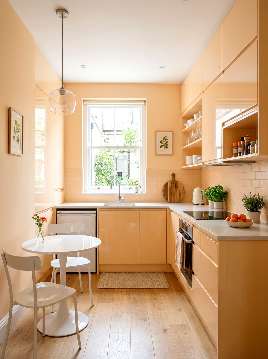 30 Apricot Kitchen Ideas That Add Warm, Fresh Color Daily