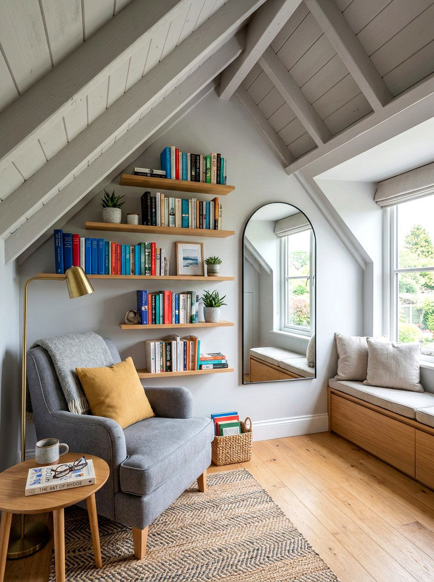 Small attic reading room - 30 attic reading room ideas