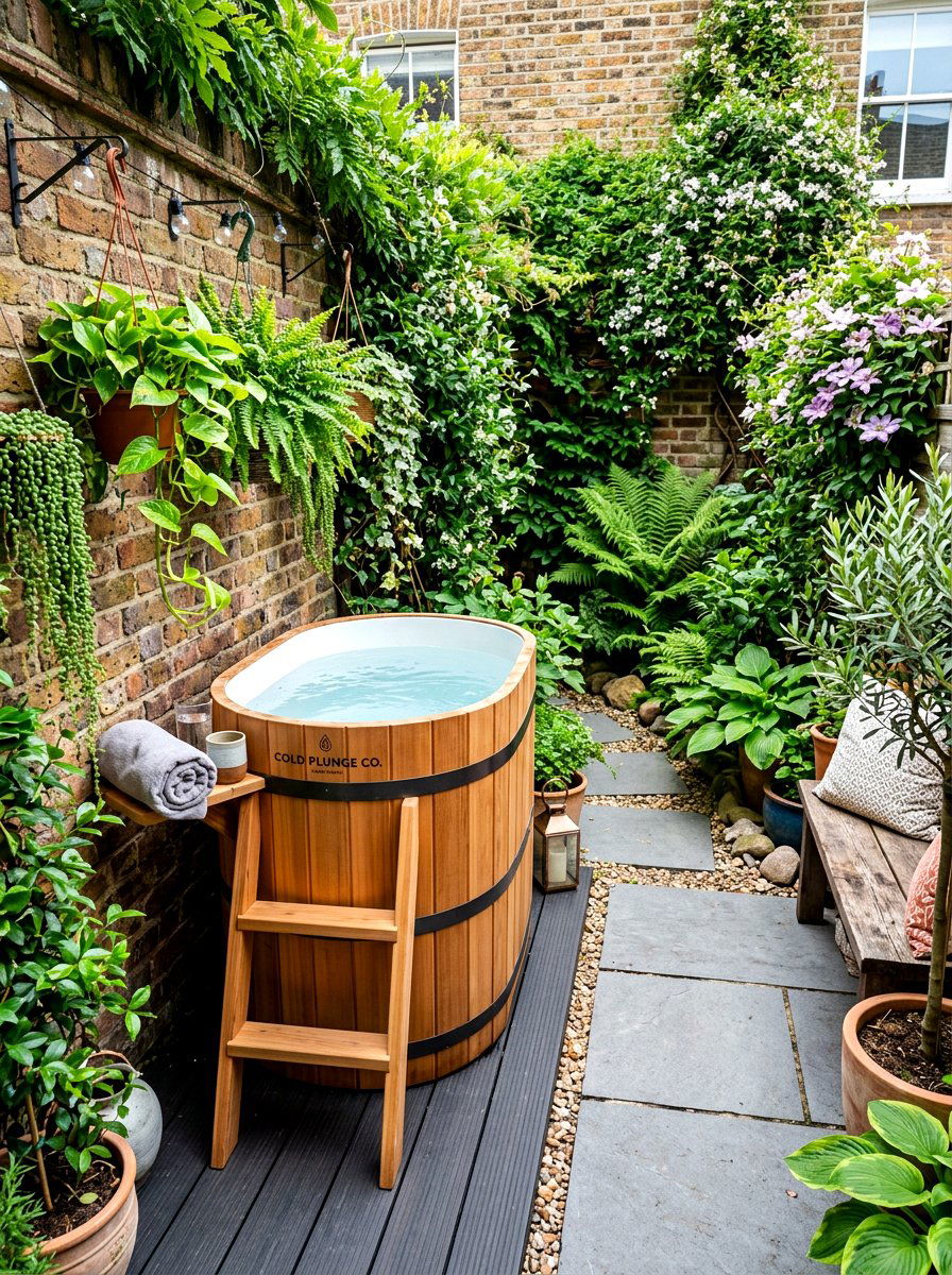 Small backyard cold plunge - 30 cold plunge backyard ideas