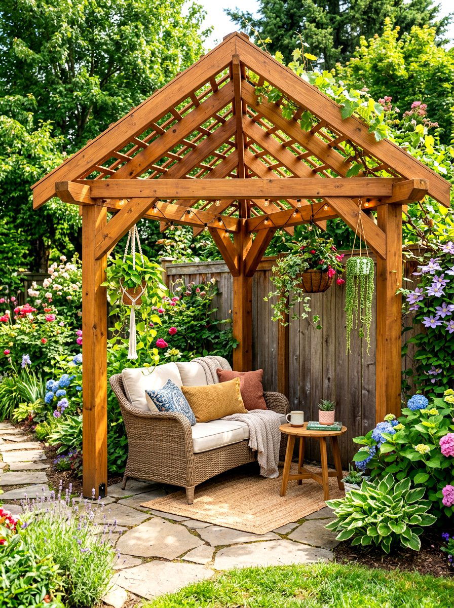 30 Pergola Lounge Patio Ideas for Ultimate Relaxation at Home