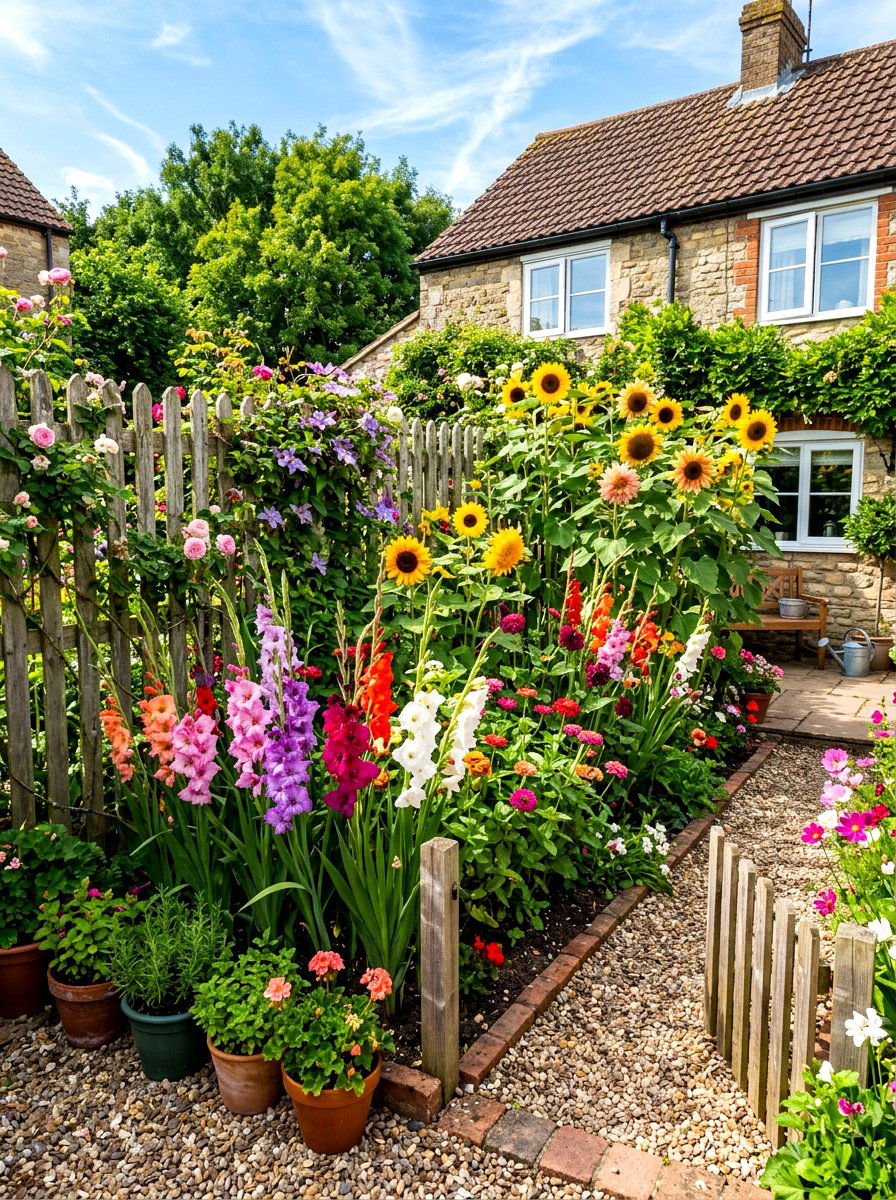 Small backyard cutting garden - 30 cottage cutting garden ideas