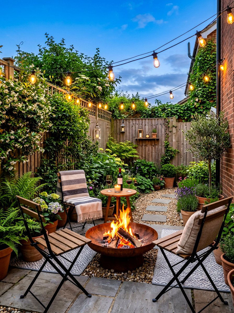 Small backyard fire pit - 30 round fire pit ideas