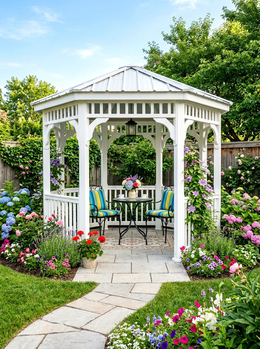 Small backyard gazebo - 30 patio gazebo ideas
