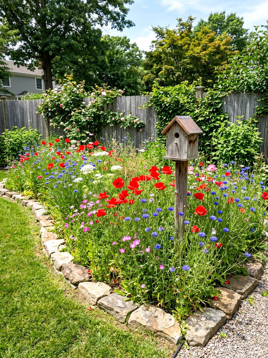 Small backyard meadow - 30 wildflower patch ideas